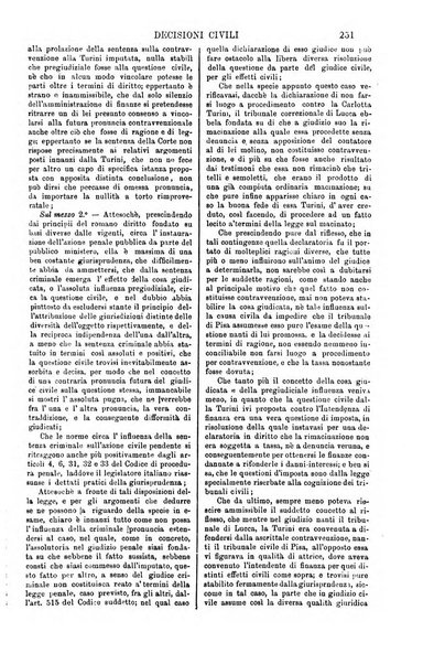 Annali della giurisprudenza italiana raccolta generale delle decisioni delle Corti di cassazione e d'appello in materia civile, criminale, commerciale, di diritto pubblico e amministrativo, e di procedura civile e penale