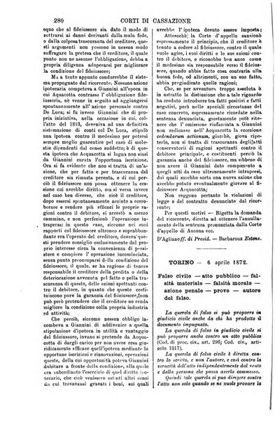 Annali della giurisprudenza italiana raccolta generale delle decisioni delle Corti di cassazione e d'appello in materia civile, criminale, commerciale, di diritto pubblico e amministrativo, e di procedura civile e penale