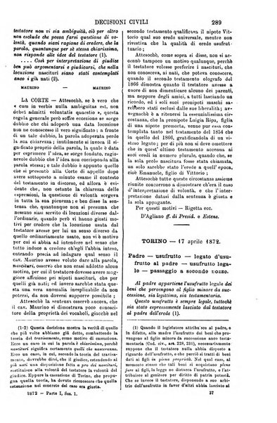 Annali della giurisprudenza italiana raccolta generale delle decisioni delle Corti di cassazione e d'appello in materia civile, criminale, commerciale, di diritto pubblico e amministrativo, e di procedura civile e penale