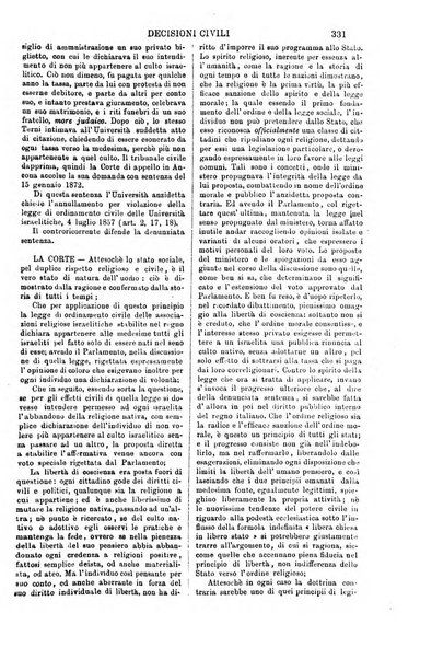 Annali della giurisprudenza italiana raccolta generale delle decisioni delle Corti di cassazione e d'appello in materia civile, criminale, commerciale, di diritto pubblico e amministrativo, e di procedura civile e penale