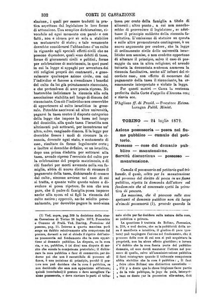 Annali della giurisprudenza italiana raccolta generale delle decisioni delle Corti di cassazione e d'appello in materia civile, criminale, commerciale, di diritto pubblico e amministrativo, e di procedura civile e penale