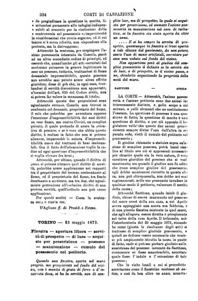 Annali della giurisprudenza italiana raccolta generale delle decisioni delle Corti di cassazione e d'appello in materia civile, criminale, commerciale, di diritto pubblico e amministrativo, e di procedura civile e penale