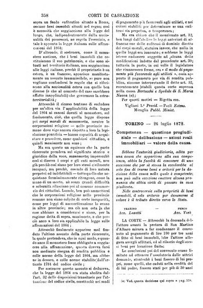 Annali della giurisprudenza italiana raccolta generale delle decisioni delle Corti di cassazione e d'appello in materia civile, criminale, commerciale, di diritto pubblico e amministrativo, e di procedura civile e penale