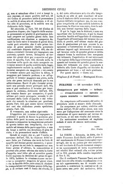 Annali della giurisprudenza italiana raccolta generale delle decisioni delle Corti di cassazione e d'appello in materia civile, criminale, commerciale, di diritto pubblico e amministrativo, e di procedura civile e penale