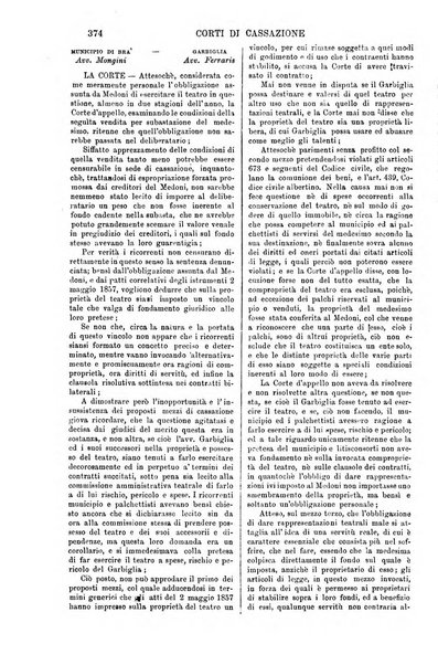 Annali della giurisprudenza italiana raccolta generale delle decisioni delle Corti di cassazione e d'appello in materia civile, criminale, commerciale, di diritto pubblico e amministrativo, e di procedura civile e penale