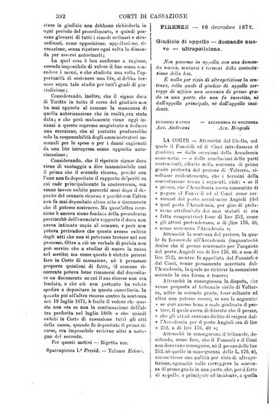 Annali della giurisprudenza italiana raccolta generale delle decisioni delle Corti di cassazione e d'appello in materia civile, criminale, commerciale, di diritto pubblico e amministrativo, e di procedura civile e penale