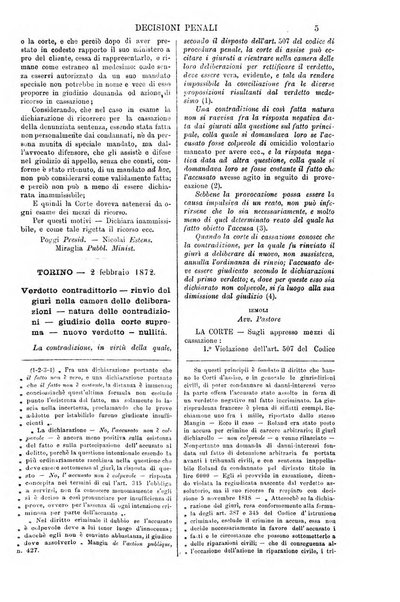 Annali della giurisprudenza italiana raccolta generale delle decisioni delle Corti di cassazione e d'appello in materia civile, criminale, commerciale, di diritto pubblico e amministrativo, e di procedura civile e penale