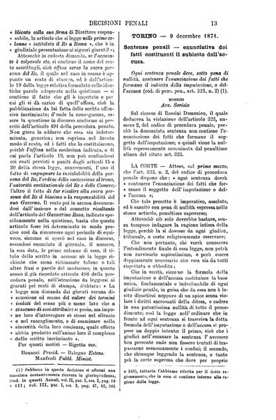 Annali della giurisprudenza italiana raccolta generale delle decisioni delle Corti di cassazione e d'appello in materia civile, criminale, commerciale, di diritto pubblico e amministrativo, e di procedura civile e penale