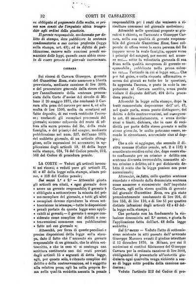 Annali della giurisprudenza italiana raccolta generale delle decisioni delle Corti di cassazione e d'appello in materia civile, criminale, commerciale, di diritto pubblico e amministrativo, e di procedura civile e penale