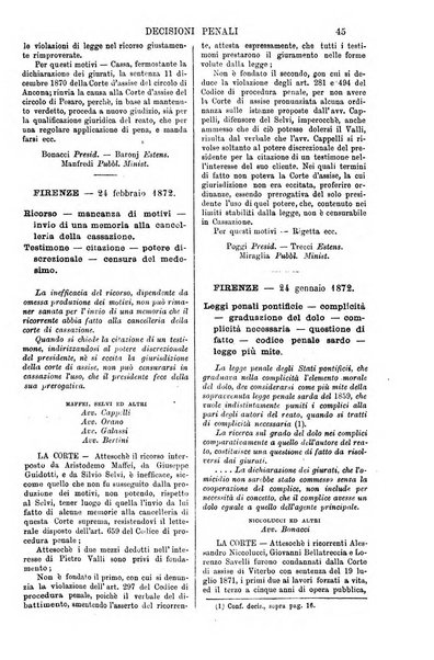 Annali della giurisprudenza italiana raccolta generale delle decisioni delle Corti di cassazione e d'appello in materia civile, criminale, commerciale, di diritto pubblico e amministrativo, e di procedura civile e penale