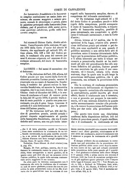 Annali della giurisprudenza italiana raccolta generale delle decisioni delle Corti di cassazione e d'appello in materia civile, criminale, commerciale, di diritto pubblico e amministrativo, e di procedura civile e penale