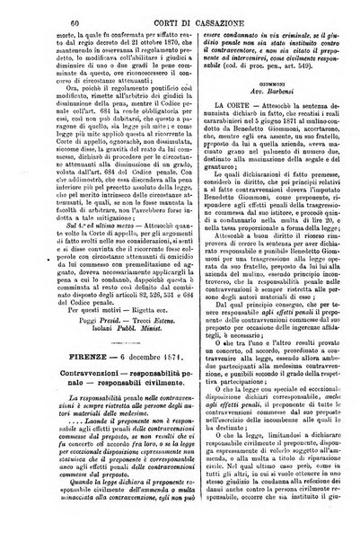 Annali della giurisprudenza italiana raccolta generale delle decisioni delle Corti di cassazione e d'appello in materia civile, criminale, commerciale, di diritto pubblico e amministrativo, e di procedura civile e penale