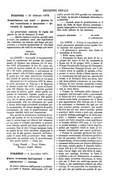 Annali della giurisprudenza italiana raccolta generale delle decisioni delle Corti di cassazione e d'appello in materia civile, criminale, commerciale, di diritto pubblico e amministrativo, e di procedura civile e penale