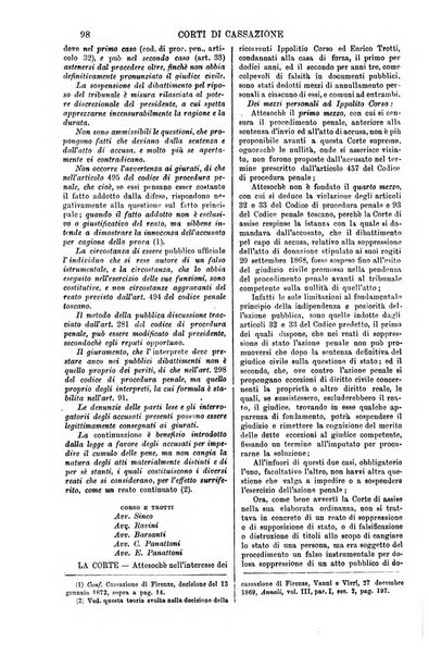 Annali della giurisprudenza italiana raccolta generale delle decisioni delle Corti di cassazione e d'appello in materia civile, criminale, commerciale, di diritto pubblico e amministrativo, e di procedura civile e penale