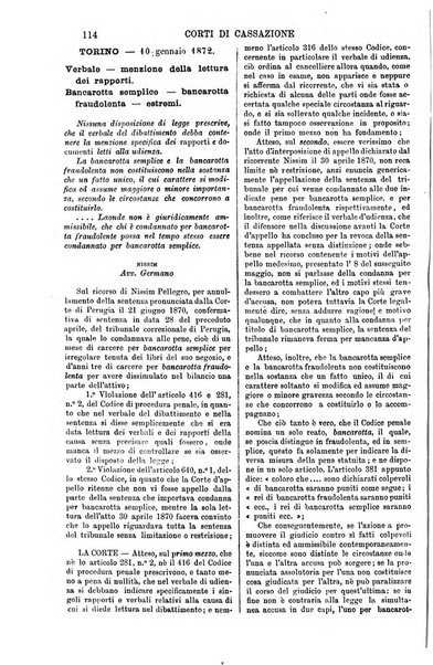 Annali della giurisprudenza italiana raccolta generale delle decisioni delle Corti di cassazione e d'appello in materia civile, criminale, commerciale, di diritto pubblico e amministrativo, e di procedura civile e penale