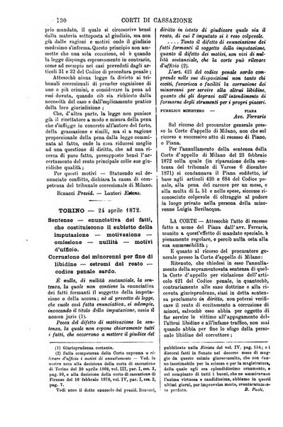 Annali della giurisprudenza italiana raccolta generale delle decisioni delle Corti di cassazione e d'appello in materia civile, criminale, commerciale, di diritto pubblico e amministrativo, e di procedura civile e penale