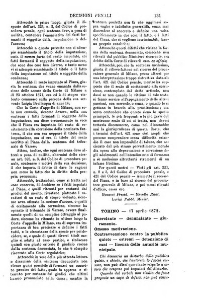 Annali della giurisprudenza italiana raccolta generale delle decisioni delle Corti di cassazione e d'appello in materia civile, criminale, commerciale, di diritto pubblico e amministrativo, e di procedura civile e penale