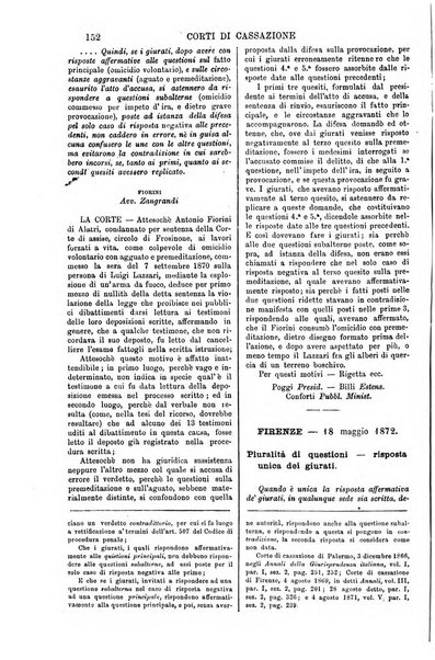 Annali della giurisprudenza italiana raccolta generale delle decisioni delle Corti di cassazione e d'appello in materia civile, criminale, commerciale, di diritto pubblico e amministrativo, e di procedura civile e penale