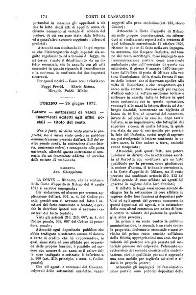 Annali della giurisprudenza italiana raccolta generale delle decisioni delle Corti di cassazione e d'appello in materia civile, criminale, commerciale, di diritto pubblico e amministrativo, e di procedura civile e penale