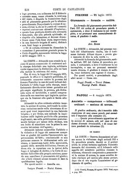 Annali della giurisprudenza italiana raccolta generale delle decisioni delle Corti di cassazione e d'appello in materia civile, criminale, commerciale, di diritto pubblico e amministrativo, e di procedura civile e penale