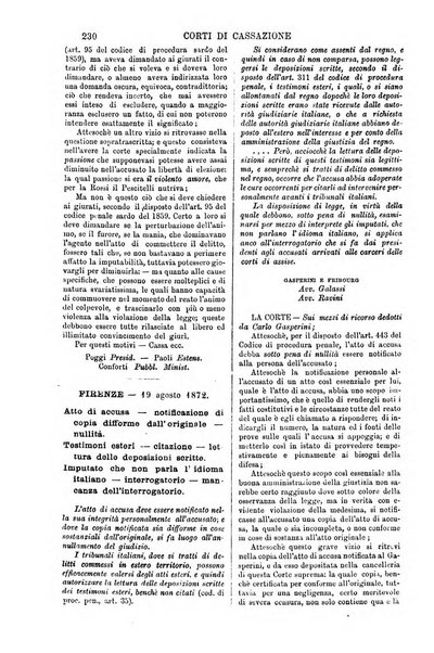 Annali della giurisprudenza italiana raccolta generale delle decisioni delle Corti di cassazione e d'appello in materia civile, criminale, commerciale, di diritto pubblico e amministrativo, e di procedura civile e penale