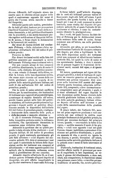 Annali della giurisprudenza italiana raccolta generale delle decisioni delle Corti di cassazione e d'appello in materia civile, criminale, commerciale, di diritto pubblico e amministrativo, e di procedura civile e penale