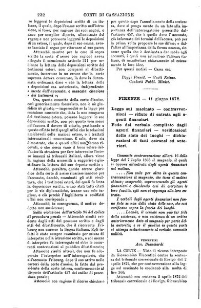 Annali della giurisprudenza italiana raccolta generale delle decisioni delle Corti di cassazione e d'appello in materia civile, criminale, commerciale, di diritto pubblico e amministrativo, e di procedura civile e penale