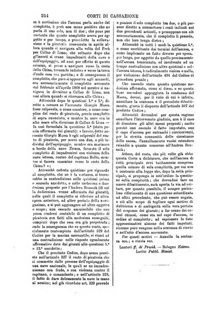 Annali della giurisprudenza italiana raccolta generale delle decisioni delle Corti di cassazione e d'appello in materia civile, criminale, commerciale, di diritto pubblico e amministrativo, e di procedura civile e penale