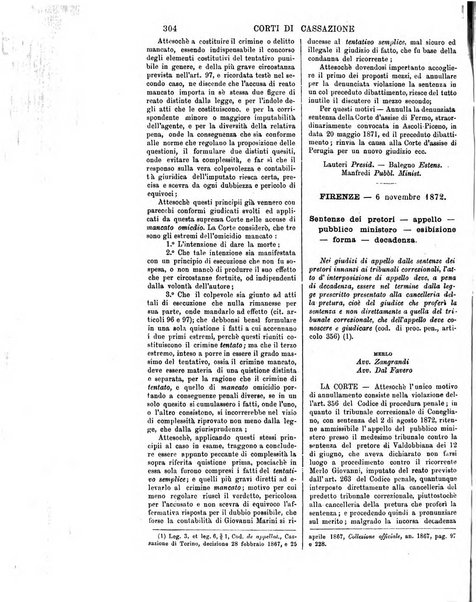 Annali della giurisprudenza italiana raccolta generale delle decisioni delle Corti di cassazione e d'appello in materia civile, criminale, commerciale, di diritto pubblico e amministrativo, e di procedura civile e penale