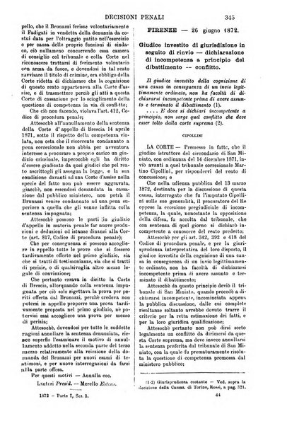 Annali della giurisprudenza italiana raccolta generale delle decisioni delle Corti di cassazione e d'appello in materia civile, criminale, commerciale, di diritto pubblico e amministrativo, e di procedura civile e penale