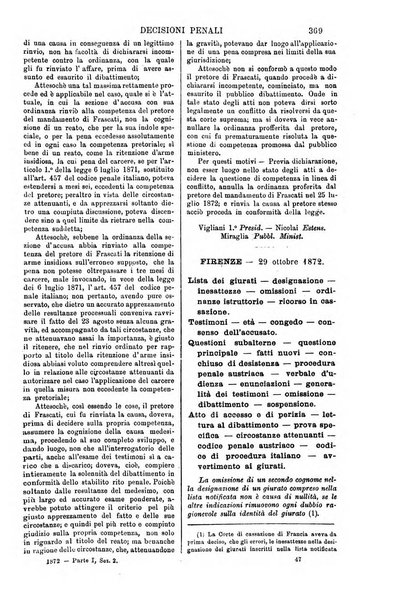 Annali della giurisprudenza italiana raccolta generale delle decisioni delle Corti di cassazione e d'appello in materia civile, criminale, commerciale, di diritto pubblico e amministrativo, e di procedura civile e penale