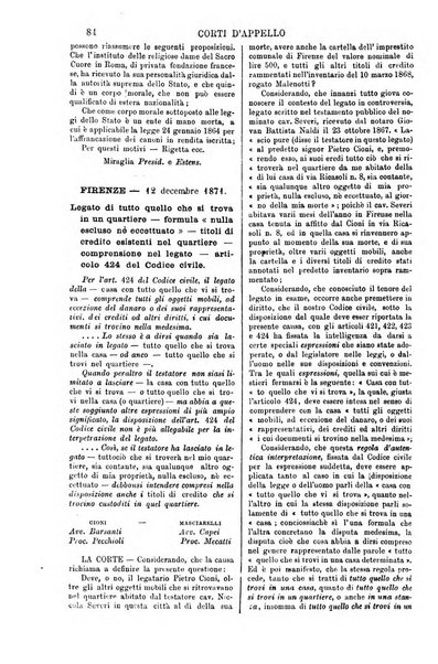 Annali della giurisprudenza italiana raccolta generale delle decisioni delle Corti di cassazione e d'appello in materia civile, criminale, commerciale, di diritto pubblico e amministrativo, e di procedura civile e penale