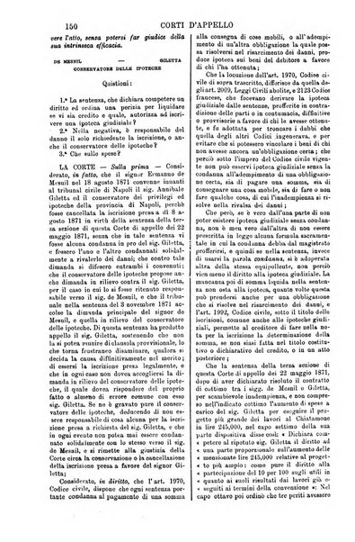 Annali della giurisprudenza italiana raccolta generale delle decisioni delle Corti di cassazione e d'appello in materia civile, criminale, commerciale, di diritto pubblico e amministrativo, e di procedura civile e penale