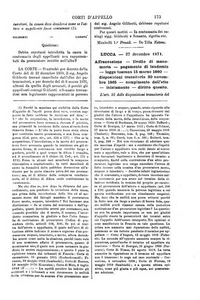 Annali della giurisprudenza italiana raccolta generale delle decisioni delle Corti di cassazione e d'appello in materia civile, criminale, commerciale, di diritto pubblico e amministrativo, e di procedura civile e penale