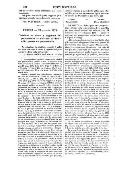 Annali della giurisprudenza italiana raccolta generale delle decisioni delle Corti di cassazione e d'appello in materia civile, criminale, commerciale, di diritto pubblico e amministrativo, e di procedura civile e penale