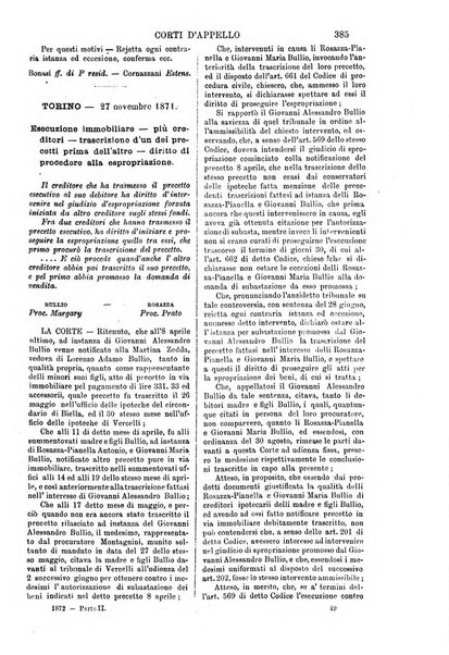 Annali della giurisprudenza italiana raccolta generale delle decisioni delle Corti di cassazione e d'appello in materia civile, criminale, commerciale, di diritto pubblico e amministrativo, e di procedura civile e penale