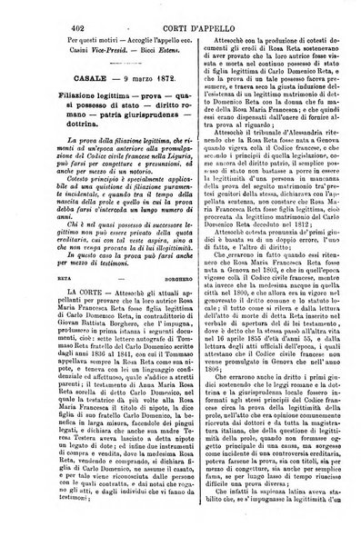 Annali della giurisprudenza italiana raccolta generale delle decisioni delle Corti di cassazione e d'appello in materia civile, criminale, commerciale, di diritto pubblico e amministrativo, e di procedura civile e penale