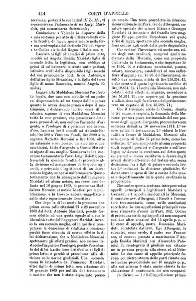 Annali della giurisprudenza italiana raccolta generale delle decisioni delle Corti di cassazione e d'appello in materia civile, criminale, commerciale, di diritto pubblico e amministrativo, e di procedura civile e penale