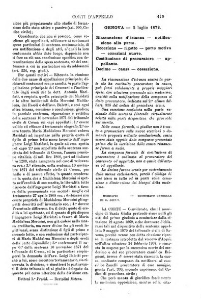 Annali della giurisprudenza italiana raccolta generale delle decisioni delle Corti di cassazione e d'appello in materia civile, criminale, commerciale, di diritto pubblico e amministrativo, e di procedura civile e penale