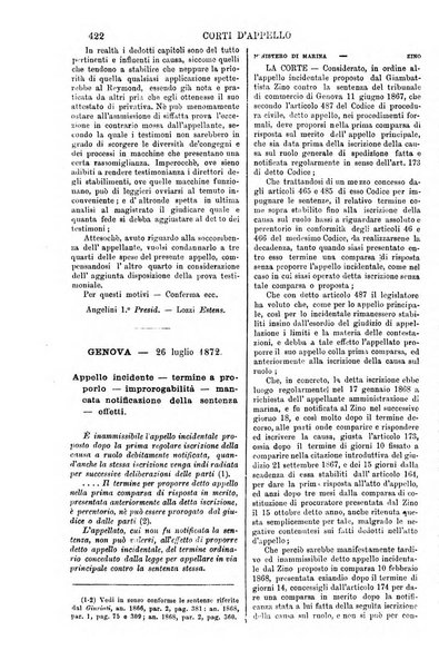 Annali della giurisprudenza italiana raccolta generale delle decisioni delle Corti di cassazione e d'appello in materia civile, criminale, commerciale, di diritto pubblico e amministrativo, e di procedura civile e penale