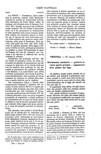 Annali della giurisprudenza italiana raccolta generale delle decisioni delle Corti di cassazione e d'appello in materia civile, criminale, commerciale, di diritto pubblico e amministrativo, e di procedura civile e penale