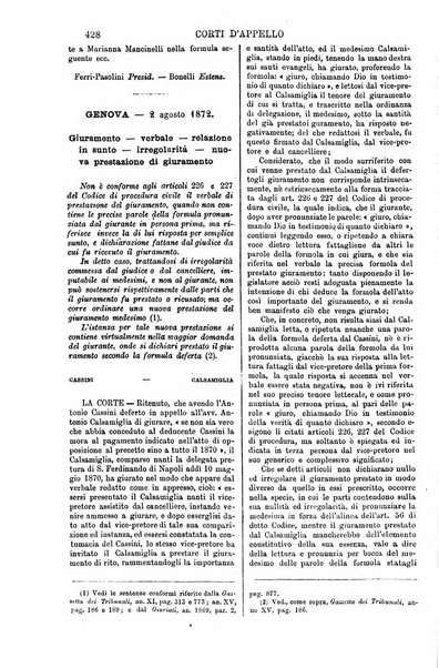 Annali della giurisprudenza italiana raccolta generale delle decisioni delle Corti di cassazione e d'appello in materia civile, criminale, commerciale, di diritto pubblico e amministrativo, e di procedura civile e penale