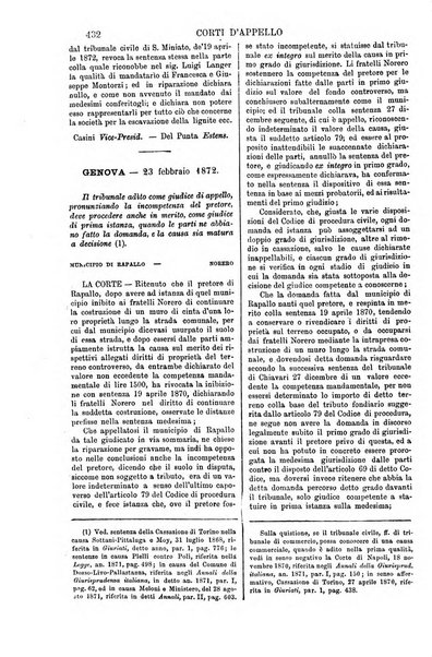 Annali della giurisprudenza italiana raccolta generale delle decisioni delle Corti di cassazione e d'appello in materia civile, criminale, commerciale, di diritto pubblico e amministrativo, e di procedura civile e penale