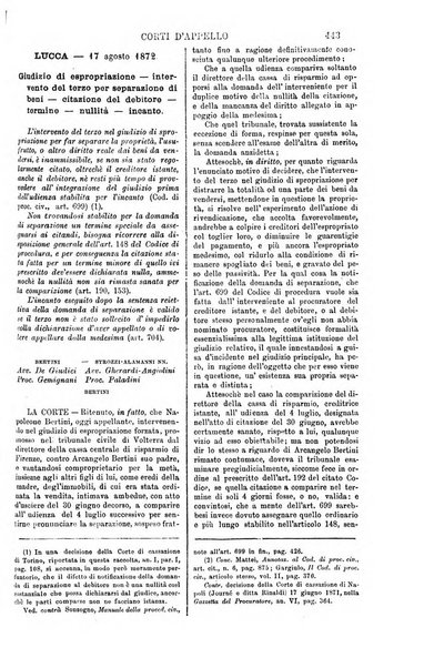 Annali della giurisprudenza italiana raccolta generale delle decisioni delle Corti di cassazione e d'appello in materia civile, criminale, commerciale, di diritto pubblico e amministrativo, e di procedura civile e penale