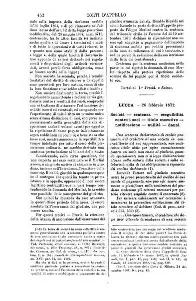 Annali della giurisprudenza italiana raccolta generale delle decisioni delle Corti di cassazione e d'appello in materia civile, criminale, commerciale, di diritto pubblico e amministrativo, e di procedura civile e penale