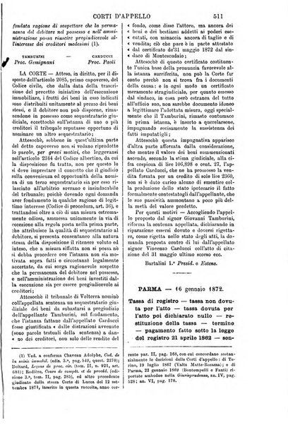 Annali della giurisprudenza italiana raccolta generale delle decisioni delle Corti di cassazione e d'appello in materia civile, criminale, commerciale, di diritto pubblico e amministrativo, e di procedura civile e penale