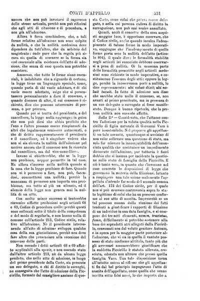 Annali della giurisprudenza italiana raccolta generale delle decisioni delle Corti di cassazione e d'appello in materia civile, criminale, commerciale, di diritto pubblico e amministrativo, e di procedura civile e penale