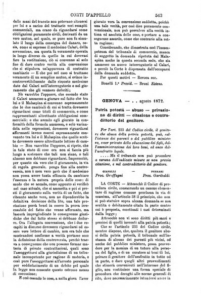 Annali della giurisprudenza italiana raccolta generale delle decisioni delle Corti di cassazione e d'appello in materia civile, criminale, commerciale, di diritto pubblico e amministrativo, e di procedura civile e penale