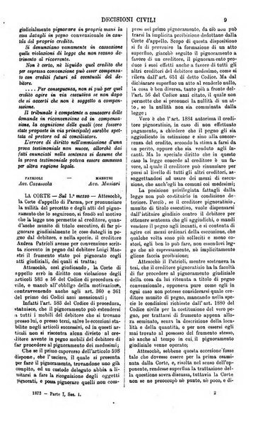 Annali della giurisprudenza italiana raccolta generale delle decisioni delle Corti di cassazione e d'appello in materia civile, criminale, commerciale, di diritto pubblico e amministrativo, e di procedura civile e penale