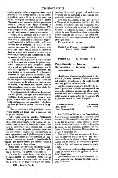 Annali della giurisprudenza italiana raccolta generale delle decisioni delle Corti di cassazione e d'appello in materia civile, criminale, commerciale, di diritto pubblico e amministrativo, e di procedura civile e penale